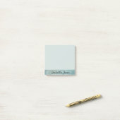 Gepersonaliseerd zijtabblad met naam post-it® notes (Op bureau)