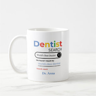 Gepersonaliseerd zoekresultaat voor beste tandarts koffiemok