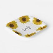 Gepersonaliseerd Zonnebloempapier Bord (Gebogen)