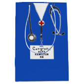 Gepersonaliseerd zurig Afstuderen Middelgrote Gift Medium Cadeauzakje (Voorkant)