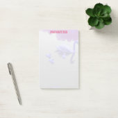 Gepersonaliseerd zwanenmeer post-it® notes (Kantoor)
