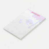 Gepersonaliseerd zwanenmeer post-it® notes (Schuin)