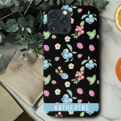 Gepersonaliseerd Zwart Fruit patroon Aangepaste Na Case-Mate iPhone Case