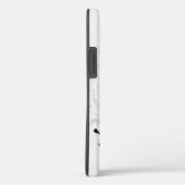 Gepersonaliseerd zwart-wit Case-Mate iPhone case (Achterkant / Rechts)