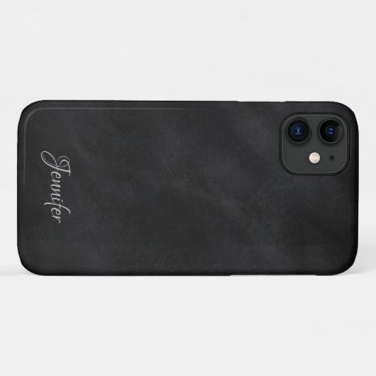 Gepersonaliseerd zwart-witbord Case-Mate iPhone case (Achterkant (horizontaal))