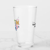 Gepersonaliseerd zwarte Bostin Pap Land Glas (Links)