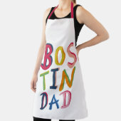 Gepersonaliseerd zwarte Bostin Pap Land Schort (Insitu)