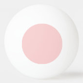 Gepersonaliseerd zwarte warmroze moderne monogram pingpongballen (Achterkant)