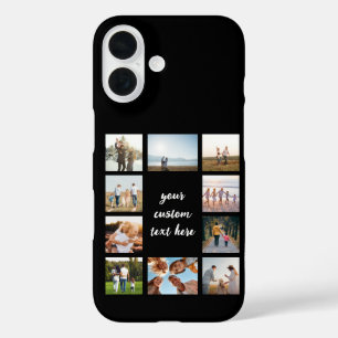 Gepersonaliseerde 10 Fotocollage iPhone 16 Hoesje