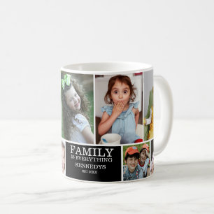 Gepersonaliseerde 10 Photo Collage Familie Quote N Koffiemok