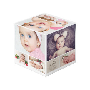 Gepersonaliseerde 15 foto template kubus