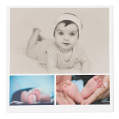 Gepersonaliseerde 15 foto template kubus (Voorkant)