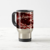 Gepersonaliseerde 15 ounce koffie mok Blood Splatt (Voorkant links)