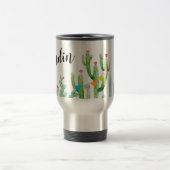 Gepersonaliseerde 15 ounce koffie mok Boho Llama B (Center)