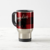 Gepersonaliseerde 15 ounce koffie mok Red Buffalo (Voorkant links)
