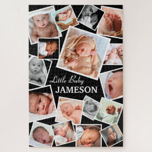 Gepersonaliseerde 17 Baby Foto Collage Legpuzzel