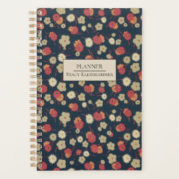 Gepersonaliseerde 1920s  Bloemenplanner Planner