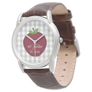Gepersonaliseerde #1 lerarenhorloge horloge