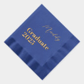 Gepersonaliseerde 2025 Afstuderen servetten (Rechts)