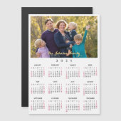Gepersonaliseerde 2025 Familienaam Fotokalender Ka (Voorkant / Achterkant)