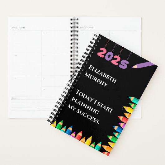 Gepersonaliseerde 2025 jaar planner (Display)