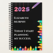 Gepersonaliseerde 2025 jaar planner (Voorkant)