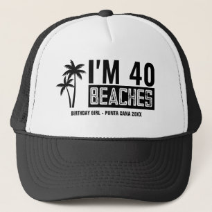 Gepersonaliseerde 20e 30e 40e 50e verjaardag Squad Trucker Pet
