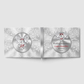 Gepersonaliseerde 25e bruiloft Jubileum gastenboek (Volledig)