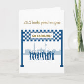 Gepersonaliseerde 26.2 Berlijn Duitsland Marathon  Kaart (Voorkant)