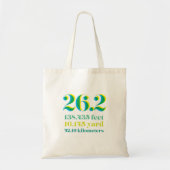 Gepersonaliseerde 26.2 Marathon lopen Tote Bag (Voorkant)