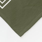 Gepersonaliseerde 2 foto en tekst fleece deken (Hoek)