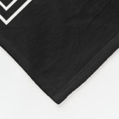 Gepersonaliseerde 2 foto en tekst fleece deken (Hoek)