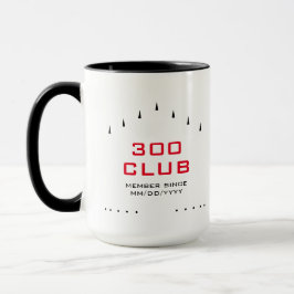 Gepersonaliseerde 300 Club Member Bowling Lane Mar Mok