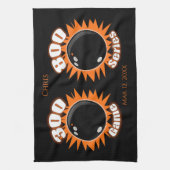 Gepersonaliseerde 300-game- en 800-reeks Bowling K Theedoek (Verticaal)