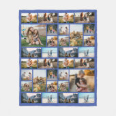 Gepersonaliseerde 32 Fotocollage Fleece Deken (Voorkant)