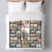 Gepersonaliseerde 35 foto collage fleece deken