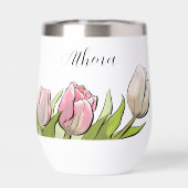 Gepersonaliseerde 3 tulpen (Achterkant)