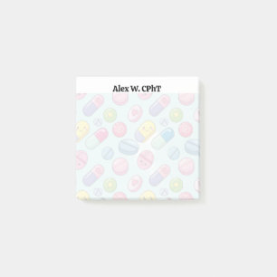 Gepersonaliseerde 3x3 apotheek Sticky Notes, Grapp Post-it® Notes