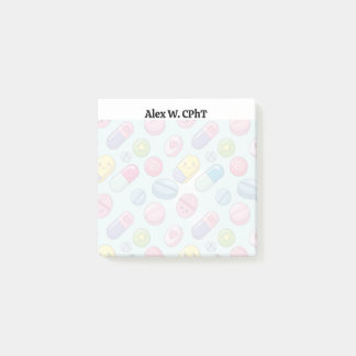 Gepersonaliseerde 3x3 apotheek Sticky Notes, Grapp Post-it® Notes