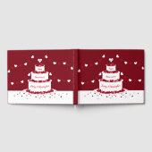 Gepersonaliseerde 40e Ruby Wedding Jubileum cake Gastenboek (Volledig)