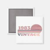 Gepersonaliseerde  40e verjaardagscadeaus magneet (Voorkant / Achterkant)