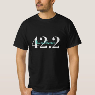 Gepersonaliseerde 42.2 Marathon Runner Gift T-shirt