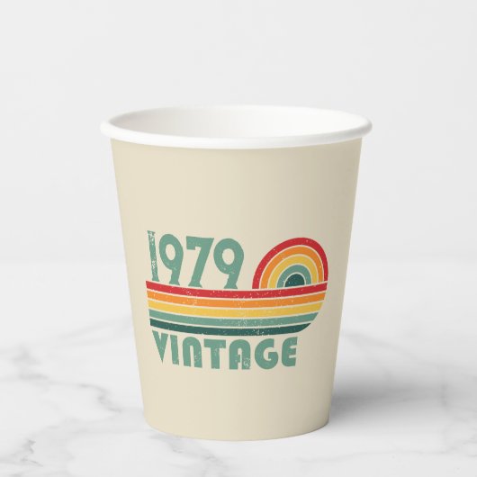 Gepersonaliseerde 45e verjaardagscadeaus papieren bekers (Voorkant)