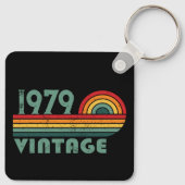 Gepersonaliseerde 45e verjaardagscadeaus sleutelhanger (Achterkant)