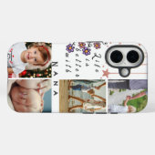 Gepersonaliseerde 4 Photo Collage Leven is beter N Case-Mate iPhone Case (Achterkant (horizontaal))