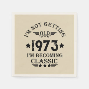 Gepersonaliseerde  50ste verjaardagscadeaus servet