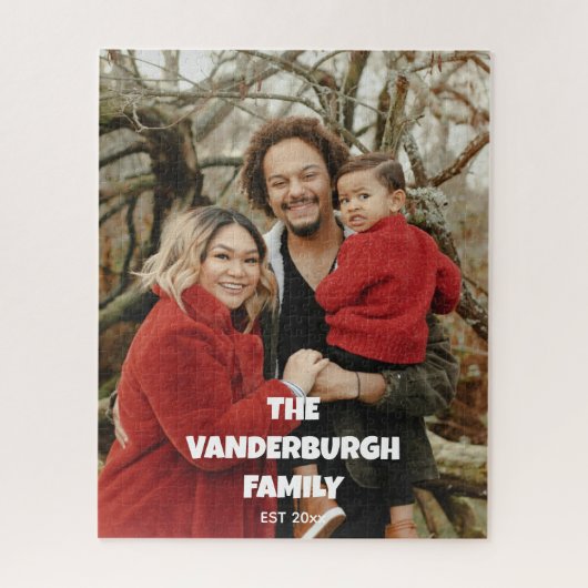 Gepersonaliseerde 520pc Game Nacht Familie Portret Legpuzzel (Verticaal)