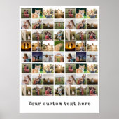 Gepersonaliseerde 56 fotocollage poster (Voorkant)