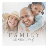 Gepersonaliseerde 5-kant Afbeelding Familiefoto's Kubus (Voorkant)