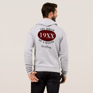 Gepersonaliseerde 60e verjaardag Geboorte van een Hoodie